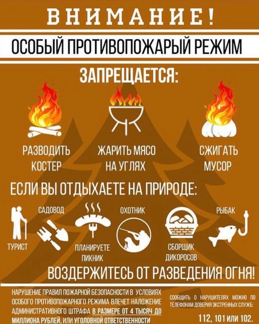 👨‍🚒На территории Республики Тыва особый противопожарный режим продлен до 19 октября 2022 года